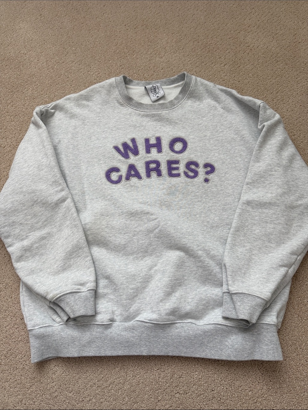 Rex Orange County Who Cares sweatshirt super high quality no flaws